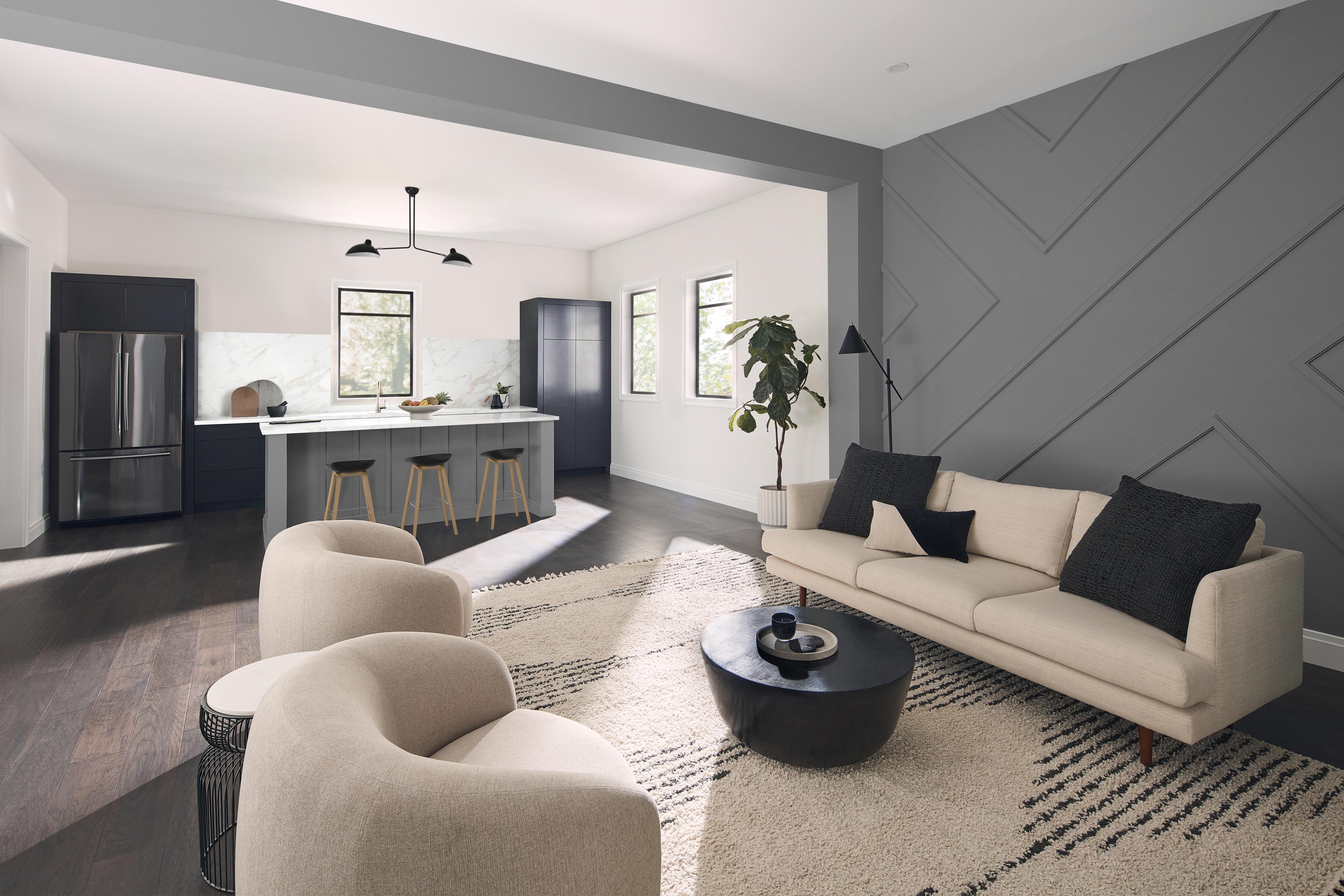 Option M - Minimalist - Living Room - Angle - 2022