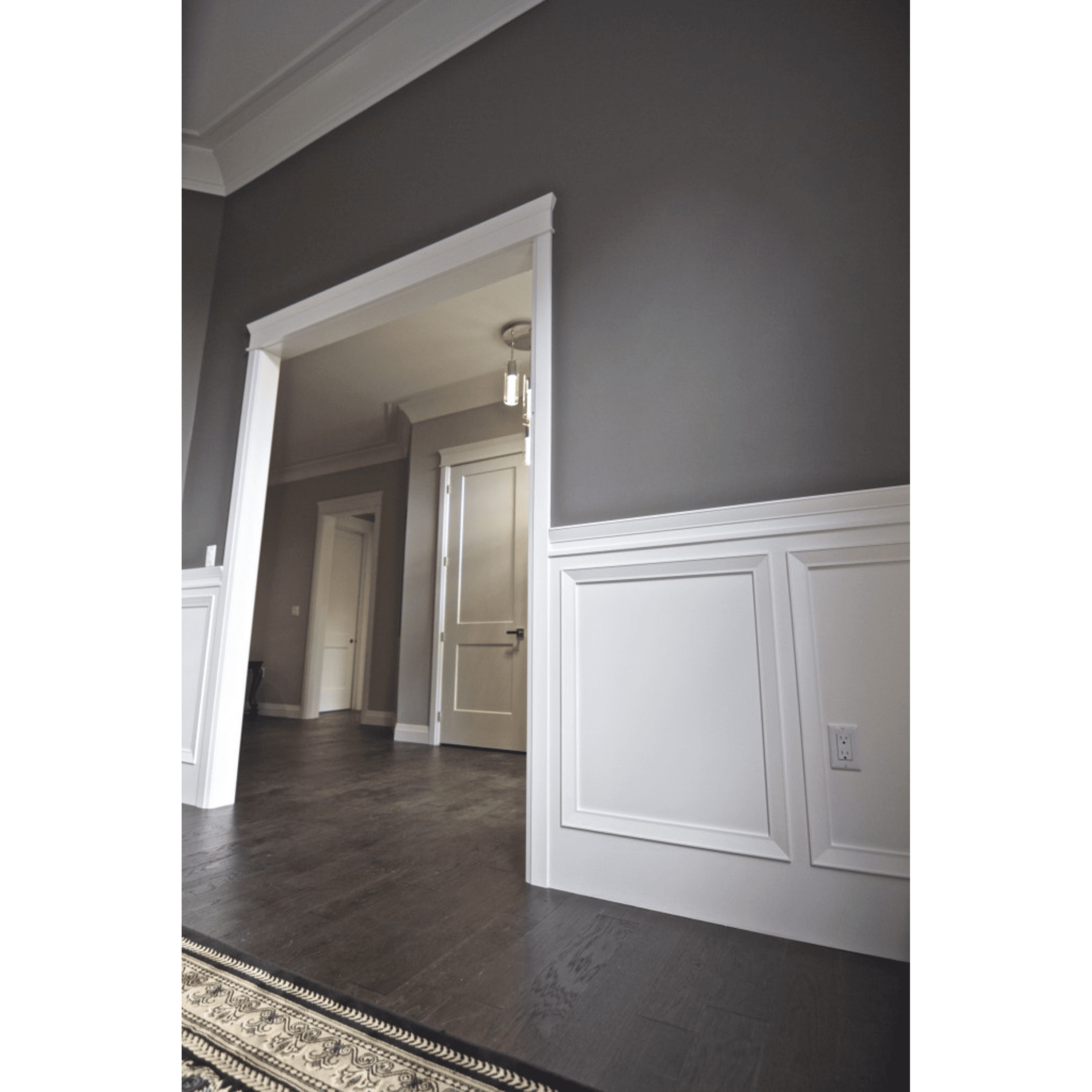 For Blog Only - Kerr's Home Products - Hallway Panel Wainscot