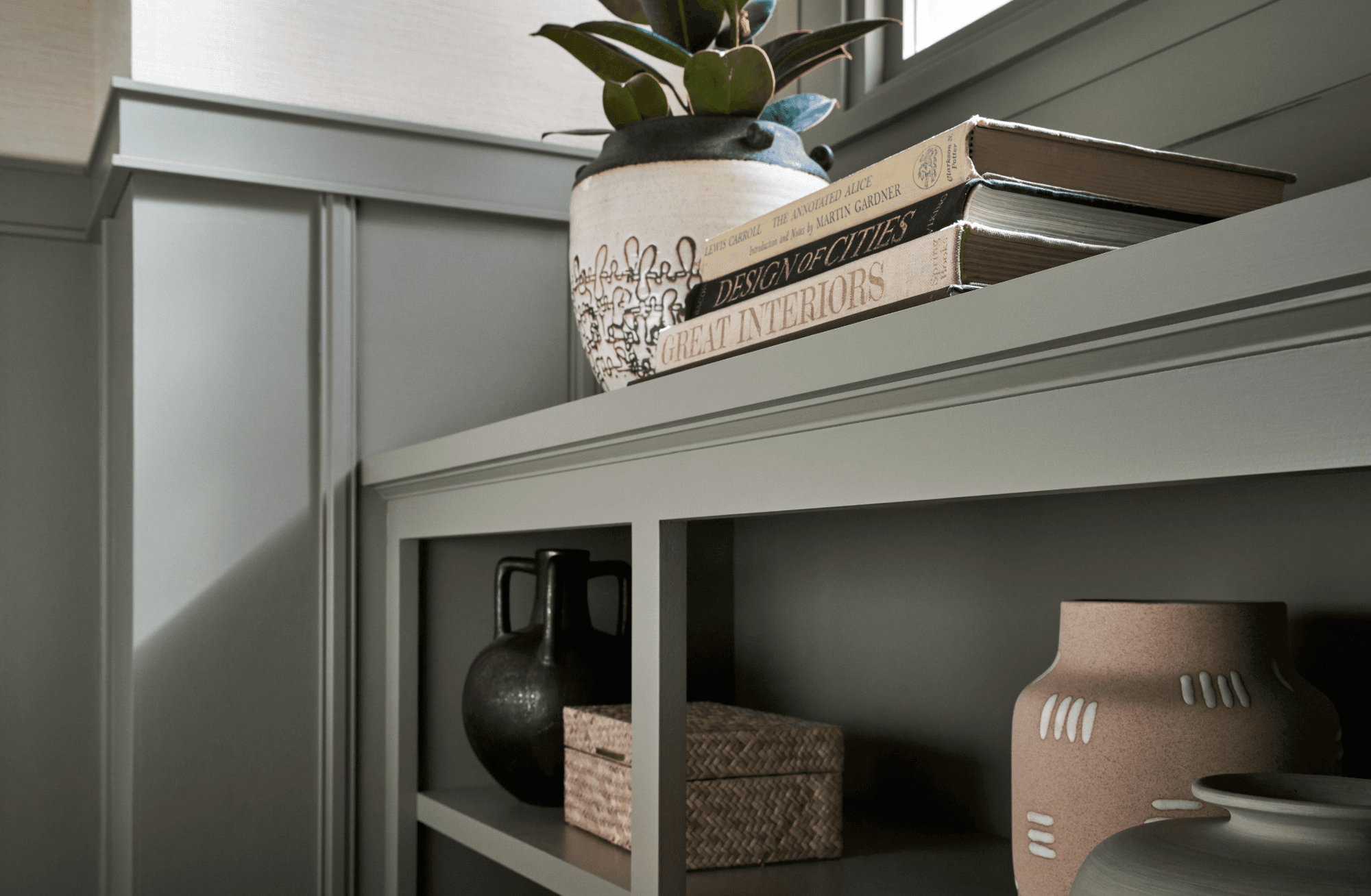 Option M - Contemporary Craftsman - Living Room - Window Shelf - Angle - 2021