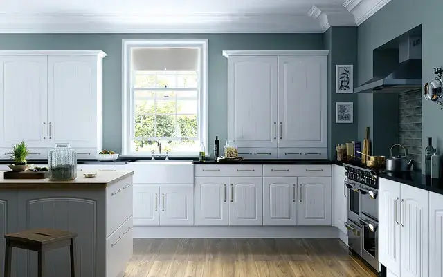 For Blog Only - New England Building Supply - White Cabinet Trim Kitchen