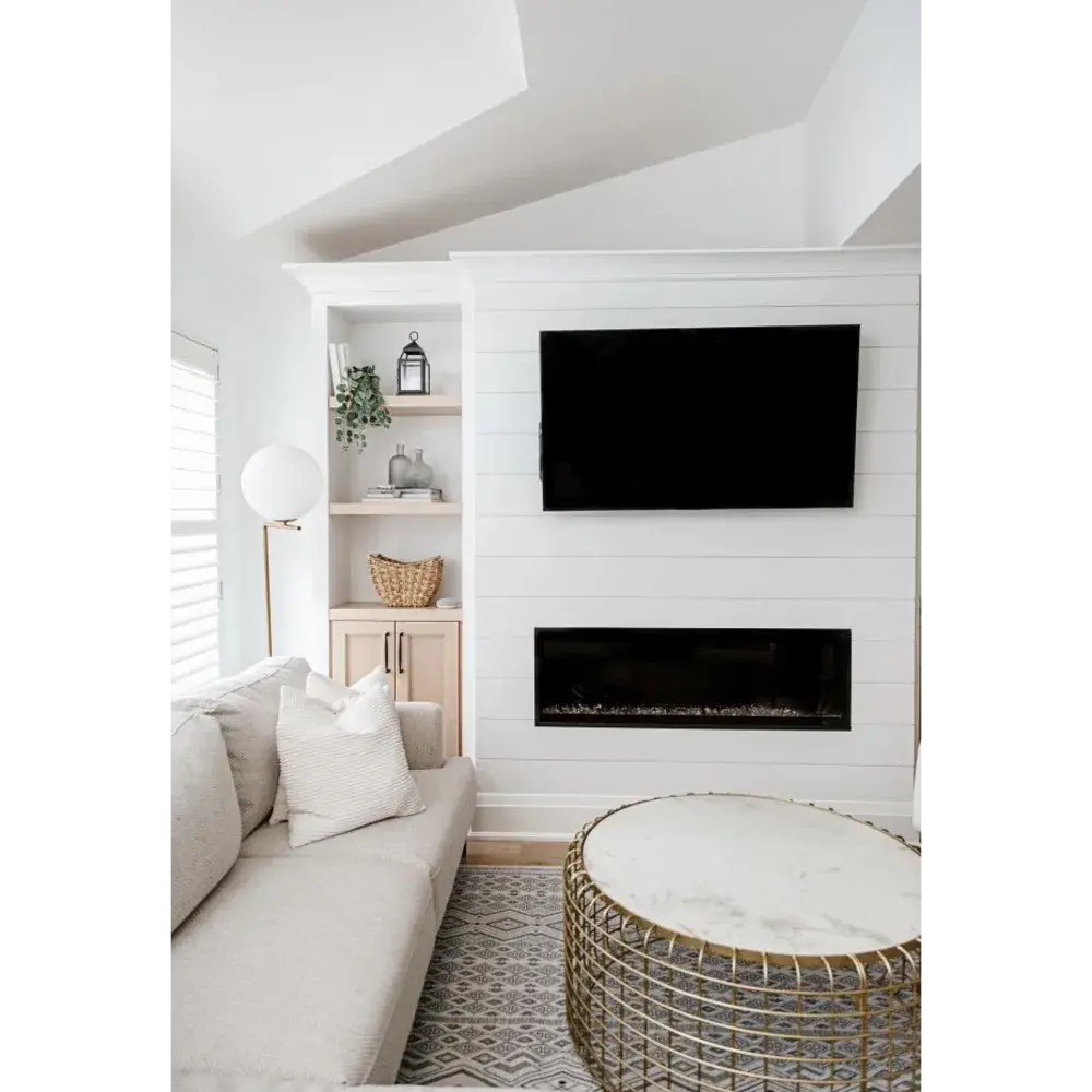 For Blog Only - Brooke Padanyi - Shiplap Fireplace Living Room