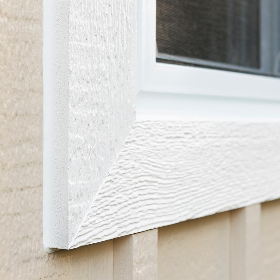 Close up of exterior trim board for a window by CoreVantage